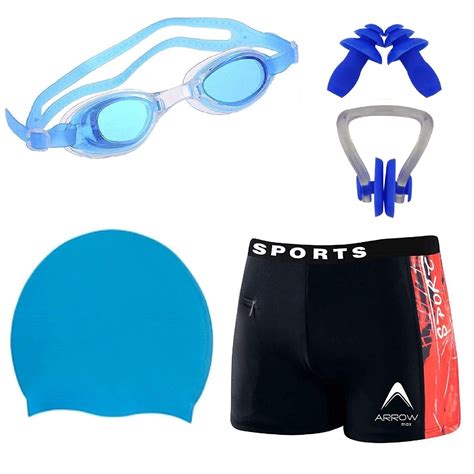 Buy GOLDEN GIRL Boy Men's Swimming Combo Kit with Swimming Costume ...