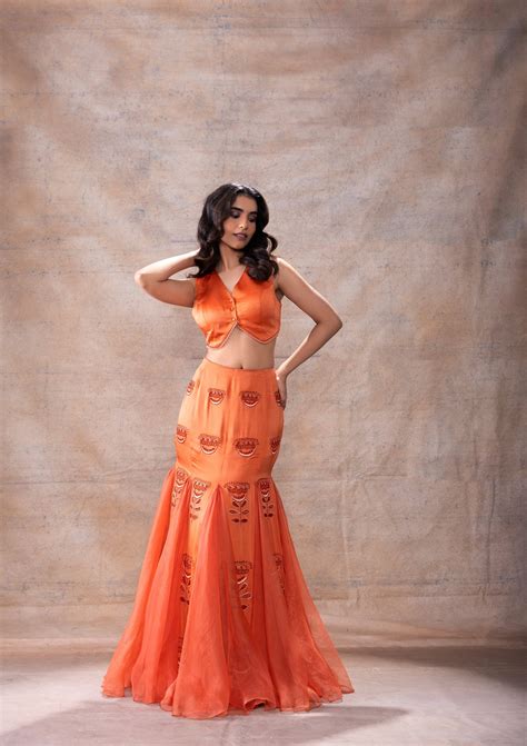 Godet lehenga set – Kamakhyaa