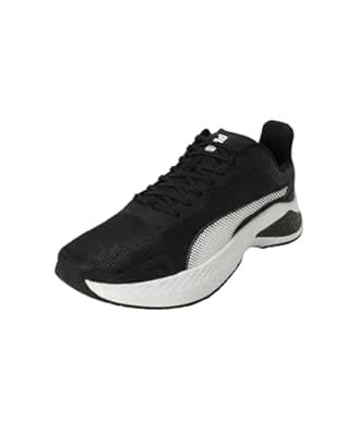 Buy PUMA | Hyperglide X FusionLite Everyday Running Shoes | Black-White ...