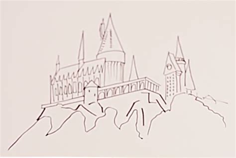 Hogwarts Castle Outline