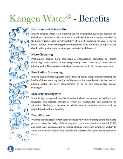 Kangen Water Benefits | PDF