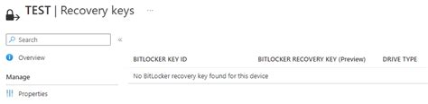 Image result for Intune BitLocker Recovery Key