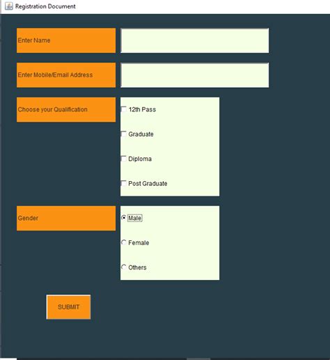 Image result for Java System Form