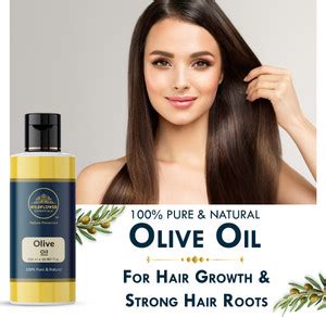 Wildflower essentials Extra Virgin Olive Oil (Cold Pressed) For Hair ...