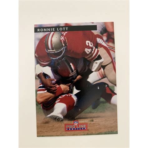 Ronnie Lott NFL Pro Line Profiles Football Card | EstateSales.org
