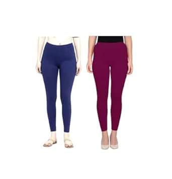 Buy Solid Ankle Length Leggings Combo for Women_3631TW_3XL_BAZ ...