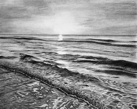 Realistic Sea Drawing