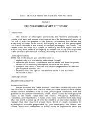 Image result for Self Module Explained