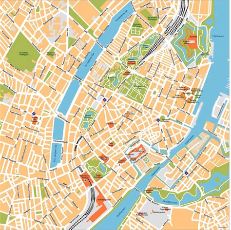 Tourist map of copenhagen 60 photos - Morilly.com