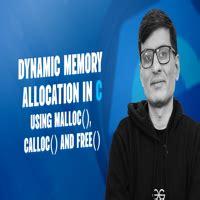 Image result for What Is Dynamic Memory Allocation Malloc Calloc Realloc Free