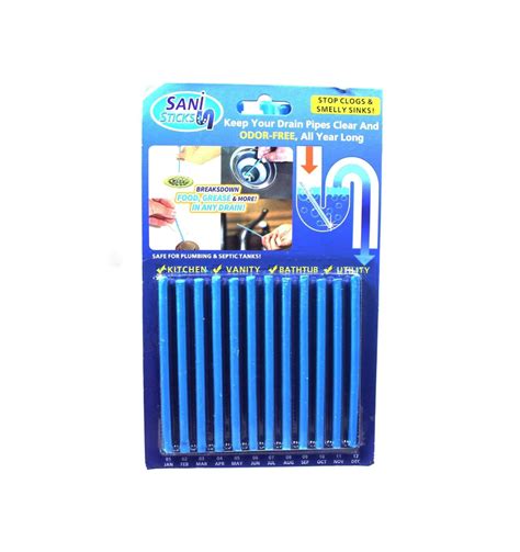 Sani Sticks drainer Pack of 12 Sticks – Bakeworld Retails Pvt Ltd