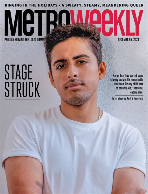 This Week's Advertisers: Karan Brar - Stage Struck, Dec. 5, 2024 ...