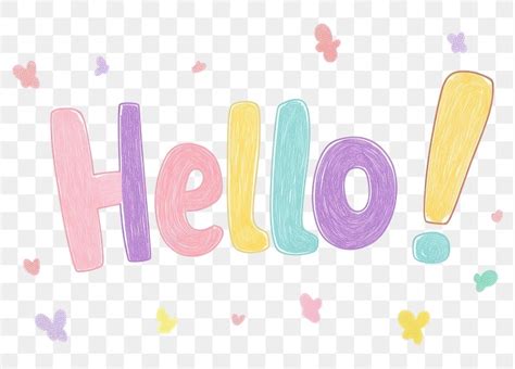 Image result for Hello Vector Png