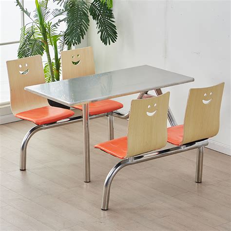 玻璃钢食堂餐桌椅(T0542)-产品展示-款式多-可定制-京泰科达家具