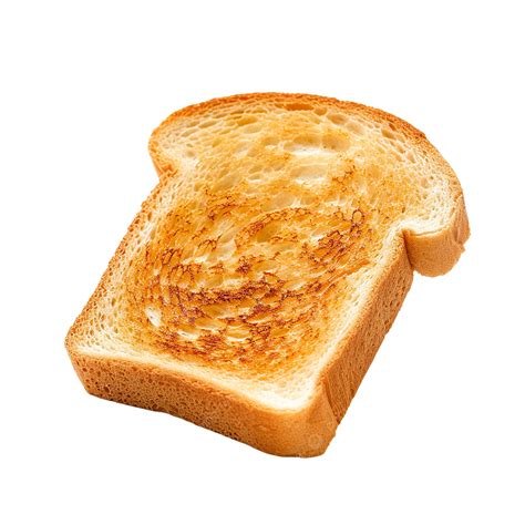 Milky Bread Slice Isolated On Transparent Background, Bread Slice ...