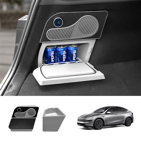15L Hidden Rear Trunk Refrigerator – Compressor Cooler for Tesla Model Y Juniper 2025+ – TESLAUNCH