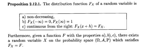 Image result for Distribution Function of a Random Variable