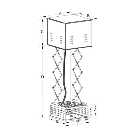 Liberty Grandview Motorized Projector Lift GPCK-MA2700L