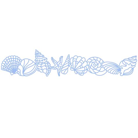 Seashell Border Clip Art