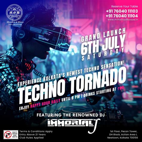 Techno Tornado Grand Launch, M.O.B, Kolkata, 6 July 2024 | AllEvents