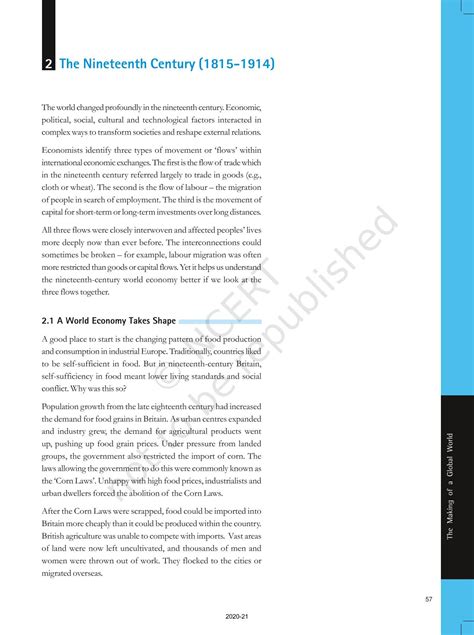The Making Of A Global World - NCERT Book of Class 10 India And The ...