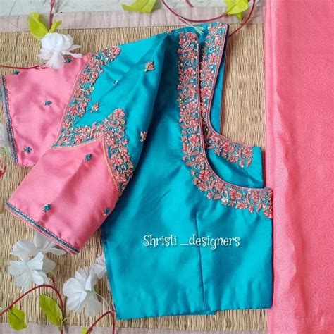 Buy Saree Blouse Designs With Aari Work Online In India - Etsy India