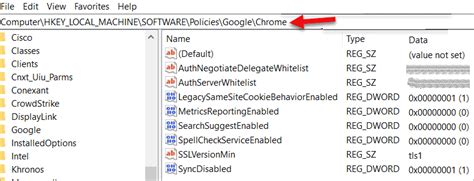 Computer Hkey Local Machine Software Policies Google Chrome 的图像结果