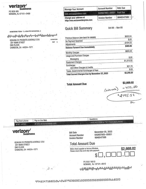 Verizon Wireless - Amount: $1,097.76