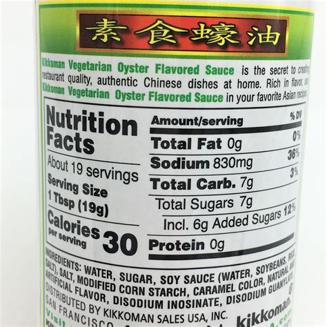 Oyster Sauce Nutritional Value | Besto Blog