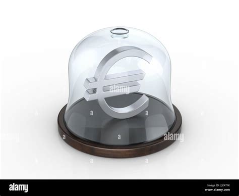 Euro symbol under the dome on a white background. 3d illustration Stock Photo - Alamy