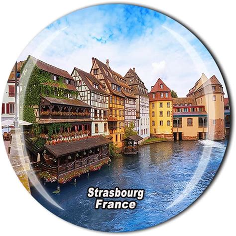 Timefly Strasbourg France Fridge Magnet Crystal Tourist India | Ubuy