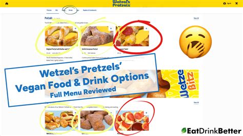 Wetzel's Pretzels Vegan Food & Drinks [2023 Menu & Options]