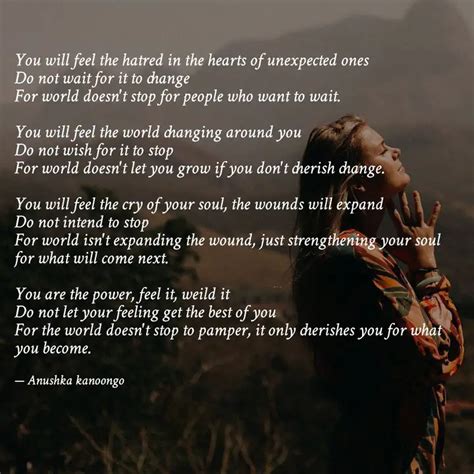 You will feel the hatred ... | Quotes & Writings by Anushka kanoongo ...
