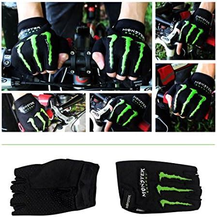 ShadowFax Cotton Cycling Bicycle Bike Half Finger Gloves (Multicolor ...