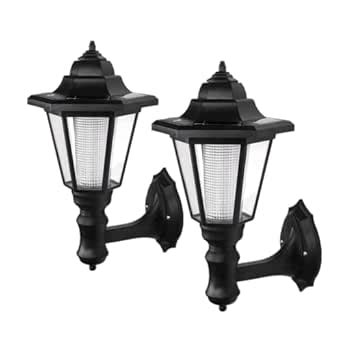 Buy ONEVER Solar Vintage Wall Lamp Outdoor | Led Hexagonal Wall Light ...