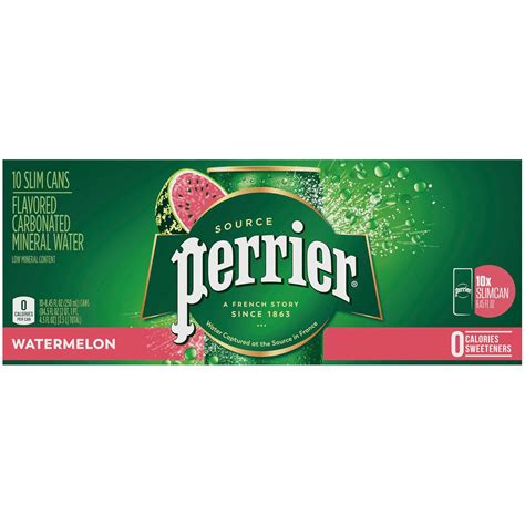 Buy Perrier Watermelon Flavored Carbonated Mineral Water, 8.45 fl oz ...