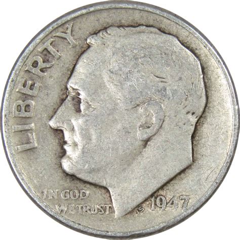 1947 Dime Error List & Value