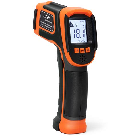 Kizen Infrared Thermometer Gun (LaserPro LP300) - Handheld Surface Thermometer for Griddle ...