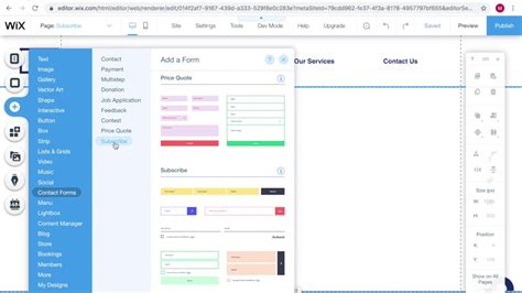 Image result for Wix Subscribe Form