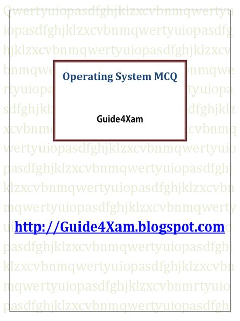 Operating System Exam Questions PDF 的图像结果