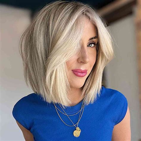 41 trendiest long blunt bob haircuts for a sleek new blunt lob – Artofit