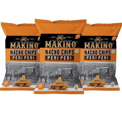 Buy Nacho Chips Peri Peri(150gm*3) Online from Recorn foods pvt ltd at ...