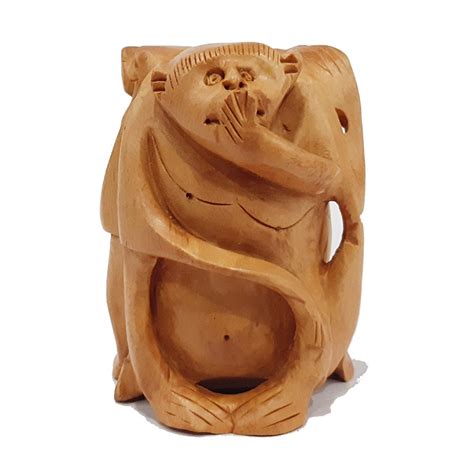 Wooden Round Monkey Set (Product Code 2366) at Rs 425.00