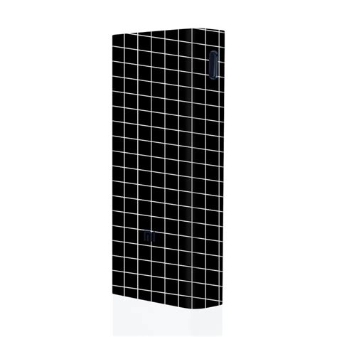 Squares Black Mi Powerbank Skins – WrapCart Skins