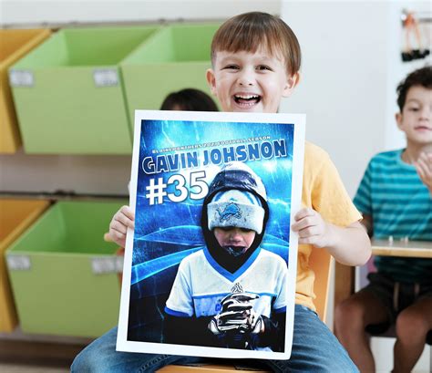 Sports Poster Kids Made 的图像结果