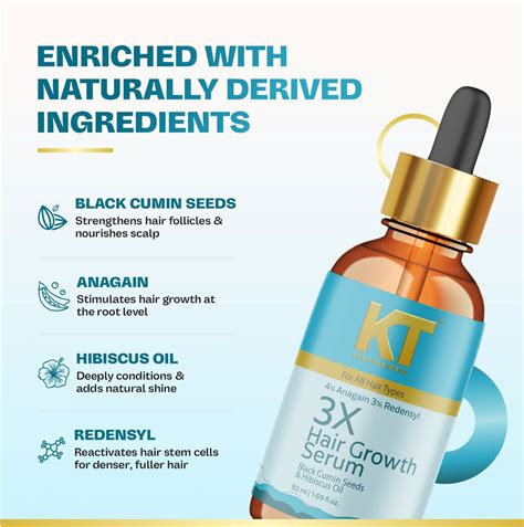 3X Hair Growth Serum | Boost Hair Growth, Strength & Density – KTLife