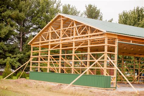Timber Pole Barns How Long Will A Post Frame Foundation Last?