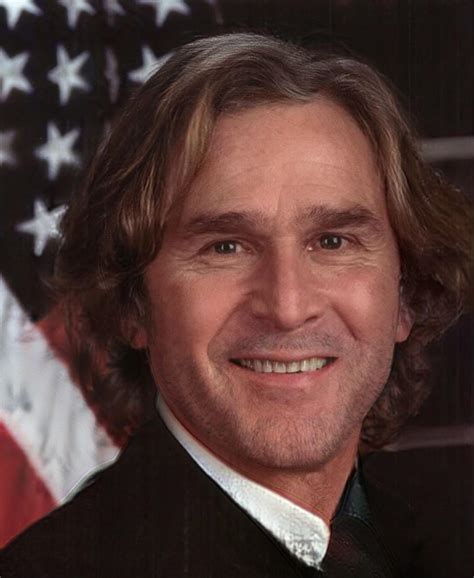 What if Clinton never cut his hair, setting a precedent for long-haired ...