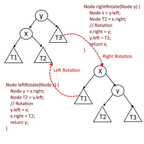 AVL Tree Rotations 的图像结果