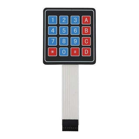 Robodo 4x4 Matrix Keypad Membrane Switch Arduino, Arm and Other MCU ...